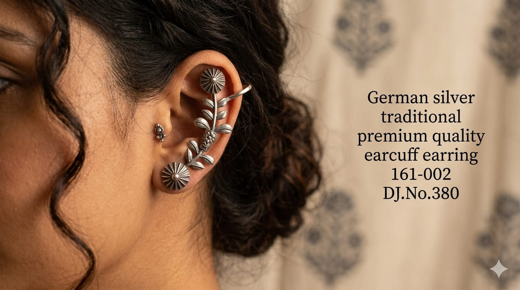 German Silver Traditional Earcuff Earring